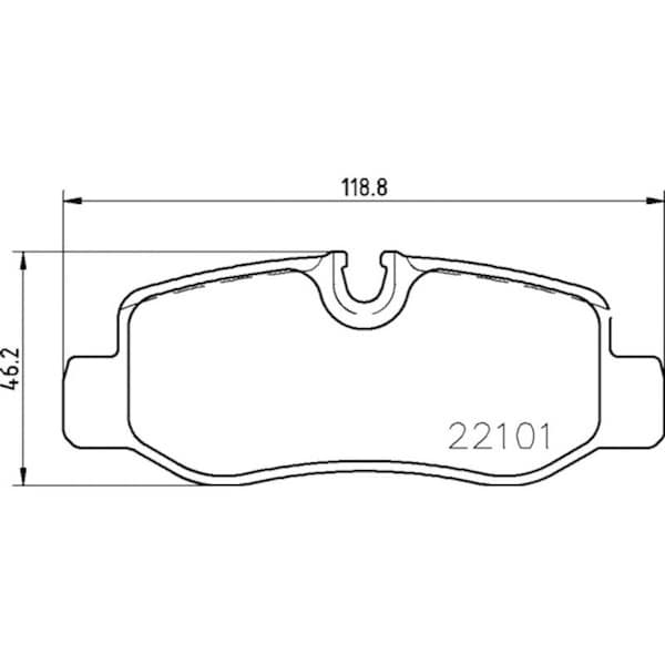 Pagid Brakes Brake Pad Set-Disc, 355021761 355021761 - main
